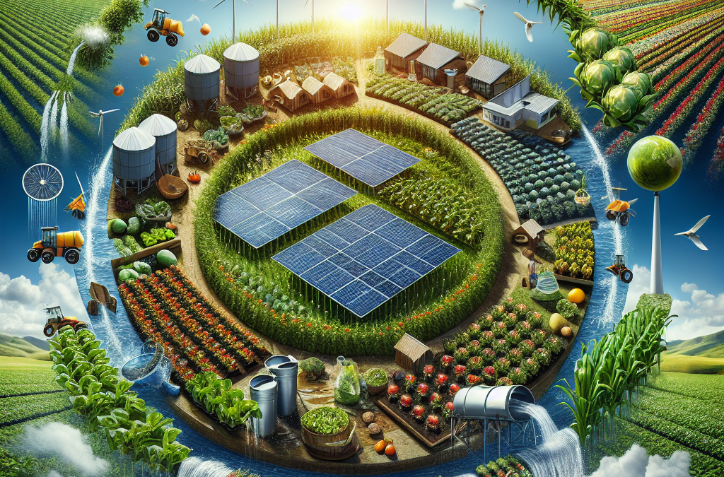 El Futuro de las Granjas Autosuficientes: Energía, Agua y Alimentos en un Solo Ciclo