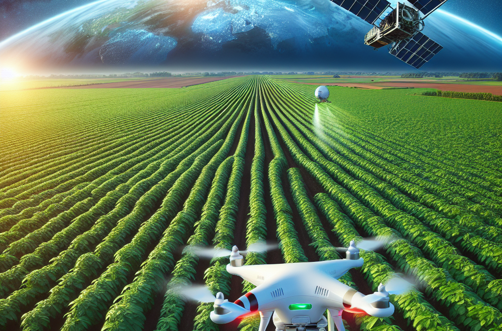 Monitoreo Remoto de Cultivos con Tecnología de Drones y Satélites